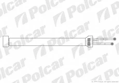 9582L82X Радіатор масла POLCAR підбір по vin на Brocar