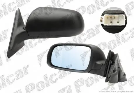 1326515M Дзеркало зовнішнє лівий POLCAR підбір по vin на Brocar