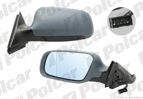 1323516M Дзеркало зовнішнє лівий POLCAR підбір по vin на Brocar