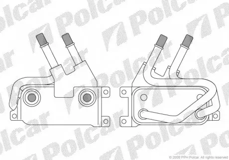 2024L81X Радіатор масла POLCAR підбір по vin на Brocar