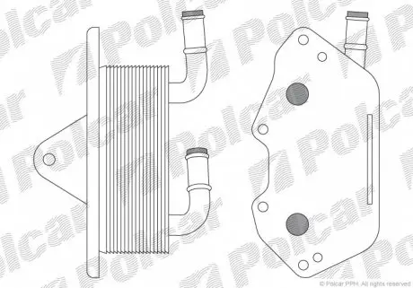 1335L81 Радиаторы масла POLCAR подбор по vin на Brocar