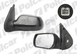 4525524M Дзеркало зовнішнє правий POLCAR підбір по vin на Brocar