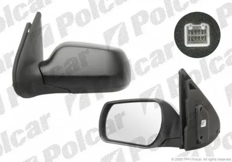 4525515M Зеркало внешнее POLCAR підбір по vin на Brocar