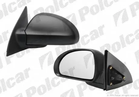 4114521E Дзеркало зовнішнє POLCAR підбір по vin на Brocar