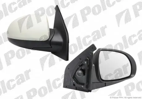 4107522M Дзеркало зовнішнє правий POLCAR підбір по vin на Brocar