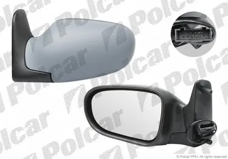 3241525M Зеркало внешнее POLCAR підбір по vin на Brocar