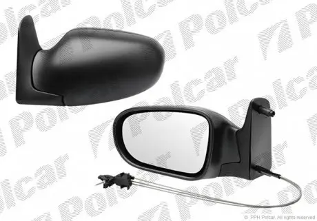 3241521M Дзеркало зовнішнє правий POLCAR підбір по vin на Brocar