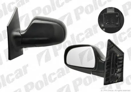 4035512M Зеркало внешнее POLCAR подбор по vin на Brocar