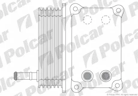3218L81 Радіатор масла POLCAR підбір по vin на Brocar
