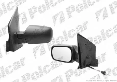 3212511E Дзеркало зовнішнє лівий POLCAR підбір по vin на Brocar