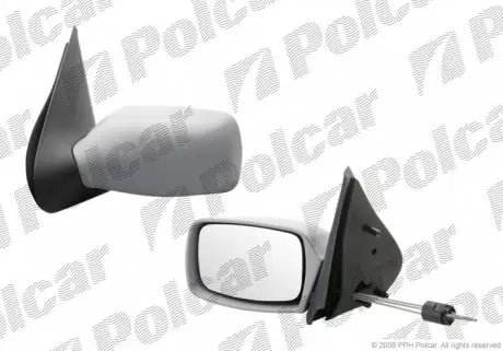 3211521M Дзеркало зовнішнє правий POLCAR підбір по vin на Brocar