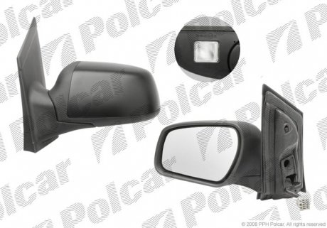 3202526M Зеркало внешнее POLCAR підбір по vin на Brocar