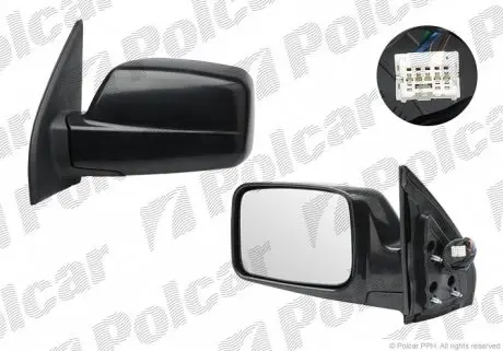 2747524M Дзеркало зовнішнє правий POLCAR підбір по vin на Brocar