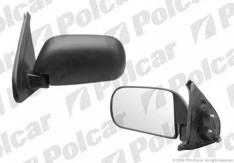 260152E Дзеркало зовнішнє правий POLCAR підбір по vin на Brocar
