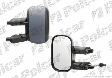 3040521M Дзеркало зовнішнє правий POLCAR підбір по vin на Brocar