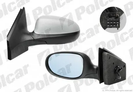 3031525M Зеркало внешнее POLCAR подбор по vin на Brocar