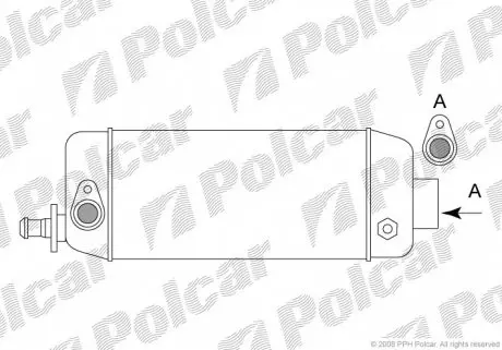 3017L82X Радіатор масла POLCAR підбір по vin на Brocar