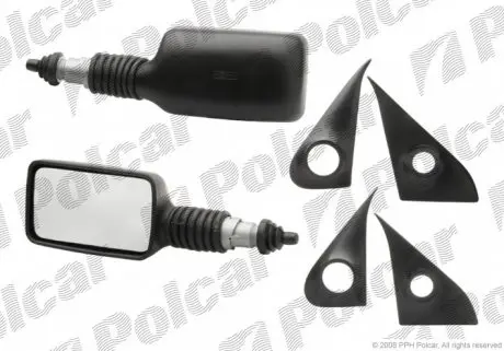 3016511E Дзеркало зовнішнє лівий POLCAR підбір по vin на Brocar