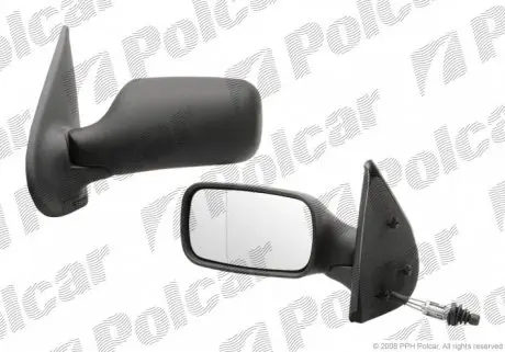 3005513E Дзеркало зовнішнє лівий POLCAR підбір по vin на Brocar