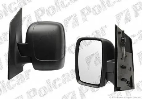2396511M Дзеркало зовнішнє лівий POLCAR підбір по vin на Brocar