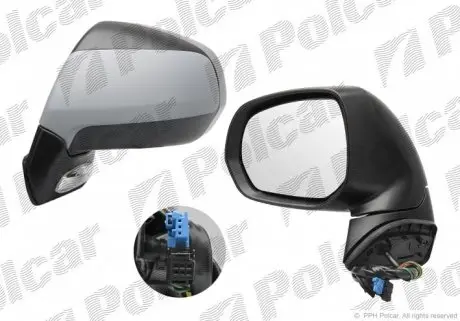 2331526M Дзеркало зовнішнє POLCAR підбір по vin на Brocar