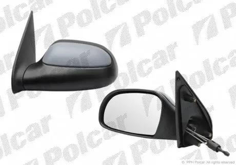 2306512M Зеркало внешнее POLCAR подбор по vin на Brocar