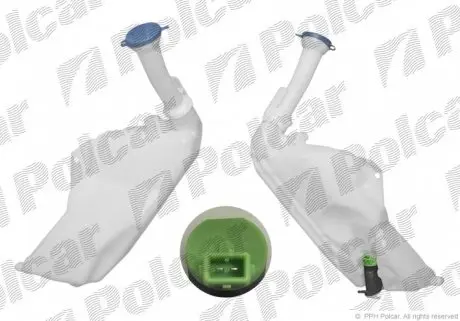 5723ZBS1 Бачок омывателя POLCAR подбор по vin на Brocar