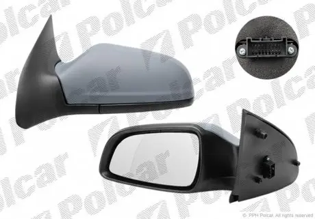 5509528M Зеркало внешнее POLCAR підбір по vin на Brocar