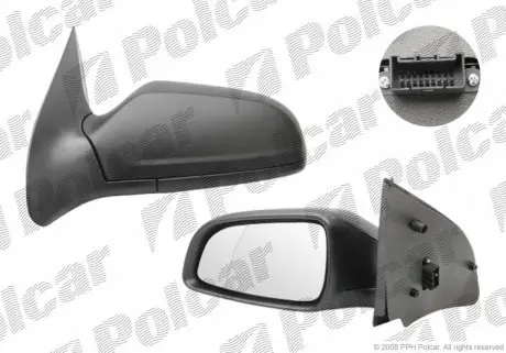 5509524M Дзеркало зовнішнє правий POLCAR підбір по vin на Brocar