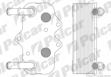 5508L83 Радиаторы масла POLCAR подбор по vin на Brocar