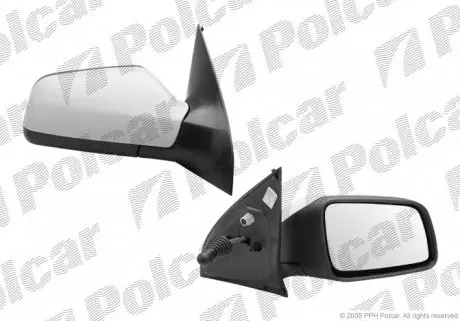 5508521E Дзеркало зовнішнє правий POLCAR підбір по vin на Brocar