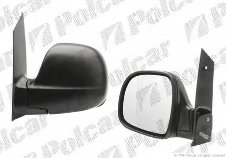 504051M Дзеркало зовнішнє лівий POLCAR підбір по vin на Brocar