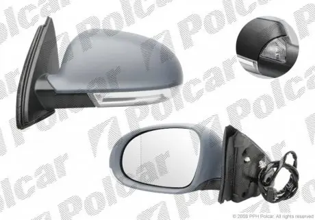 9514524M Дзеркало зовнішнє правий POLCAR підбір по vin на Brocar