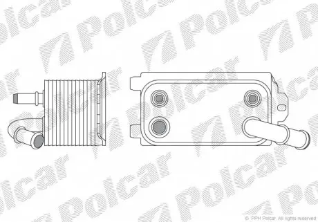 9071L81 РАДІАТОР МАСЛА POLCAR підбір по vin на Brocar