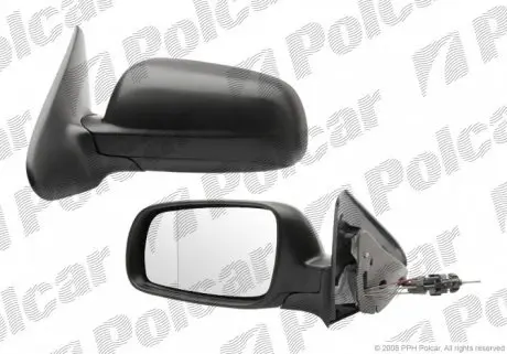 6722521M Дзеркало зовнішнє правий POLCAR підбір по vin на Brocar