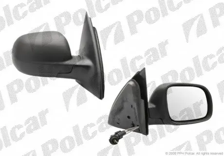 670552M Дзеркало зовнішнє правий POLCAR підбір по vin на Brocar