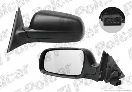 9548516M Дзеркало зовнішнє лівий POLCAR підбір по vin на Brocar