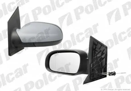 9530522M Зеркало внешнее POLCAR підбір по vin на Brocar