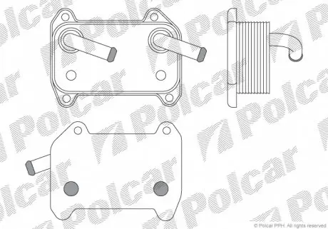 9040L81 Радіатор масла POLCAR підбір по vin на Brocar