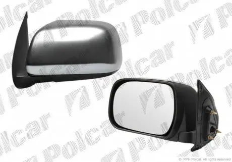 8192511M Дзеркало зовнішнє лівий POLCAR підбір по vin на Brocar