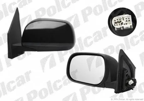 8148515M Дзеркало зовнішнє POLCAR підбір по vin на Brocar