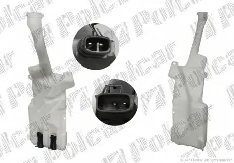 8146ZBS2 Бачок омивача POLCAR підбір по vin на Brocar