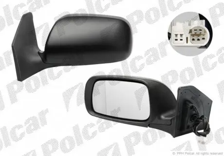 8125515M Дзеркало зовнішнє лівий POLCAR підбір по vin на Brocar