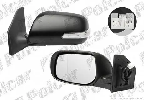 8126525M Дзеркало зовнішнє POLCAR підбір по vin на Brocar