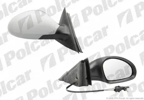 6730522M Дзеркало зовнішнє правий POLCAR підбір по vin на Brocar