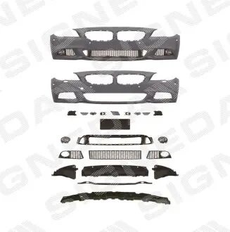 PBM04070SET Бампер передний SIGNEDA подбор по vin на Brocar