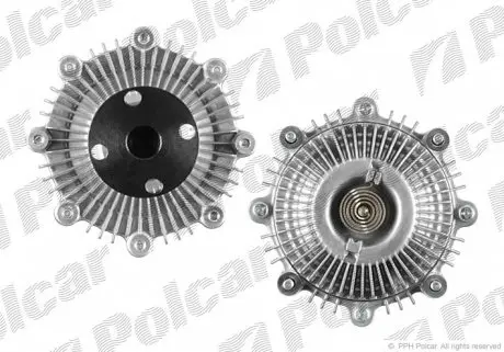SV6074S Віско-зчеплення POLCAR підбір по vin на Brocar