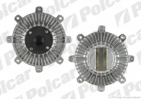 SV5061S Віско-зчеплення POLCAR підбір по vin на Brocar