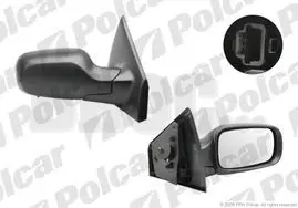 6055521M Дзеркало зовнішнє правий POLCAR підбір по vin на Brocar