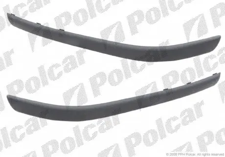 5706079 Молдинг бампера лівий+правий POLCAR підбір по vin на Brocar